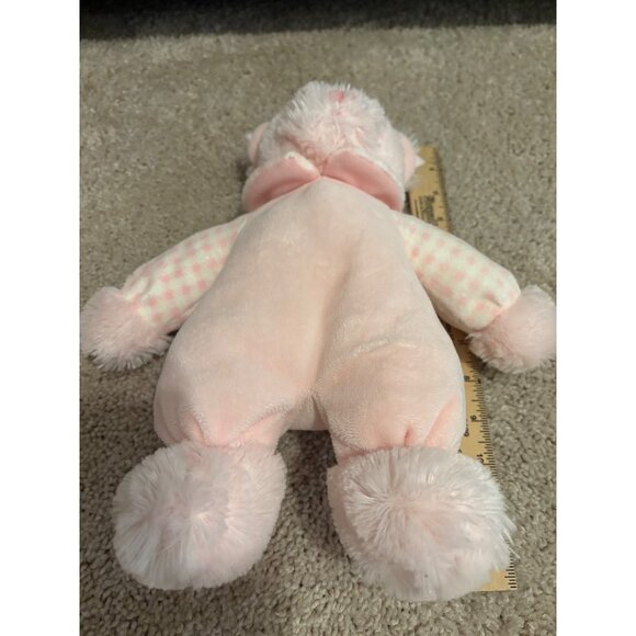 Russ Rattle Pals Soft Pink Plush Teddy Bear w Rattle Inside‎ 12" tall - Picture 5 of 9
